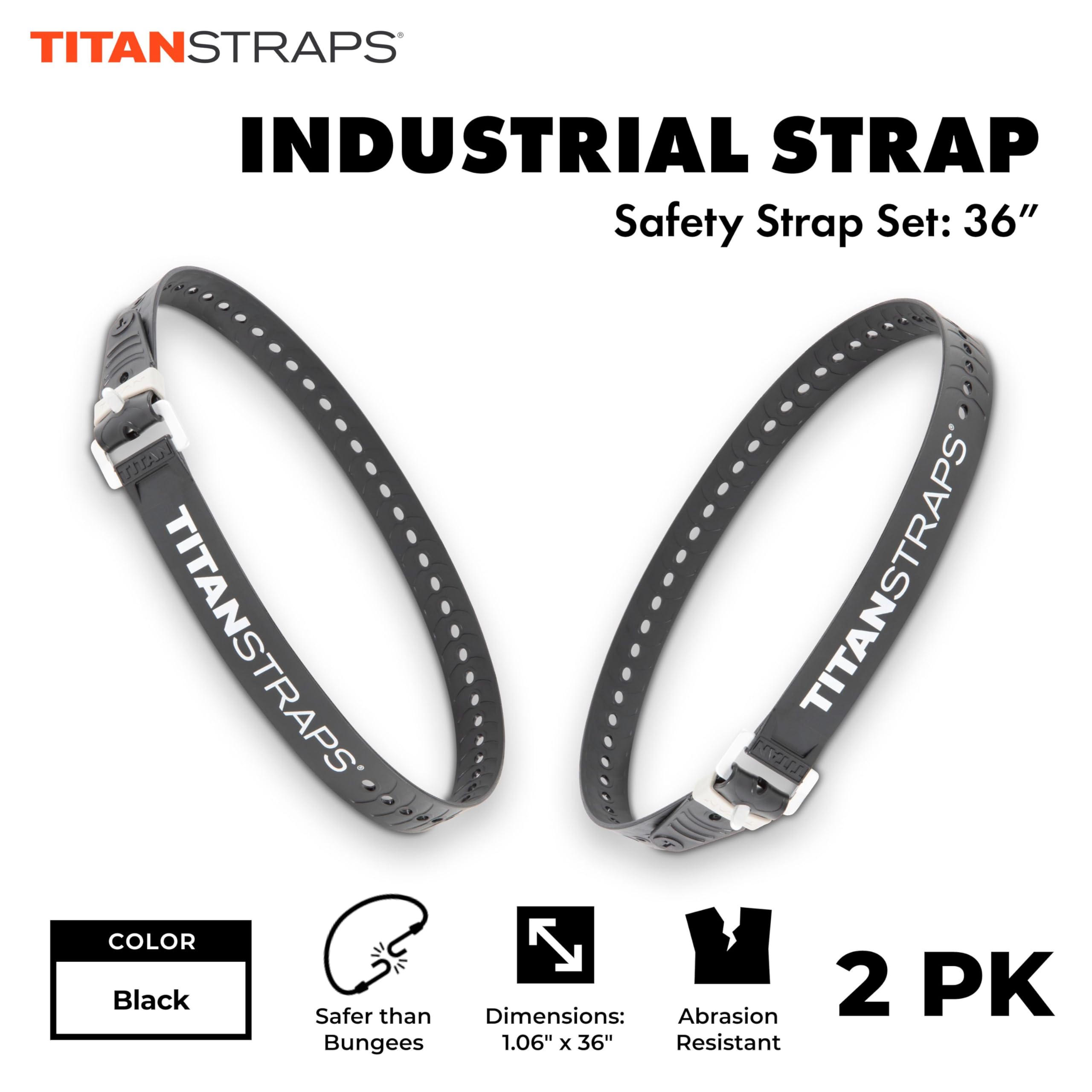 Amazon.com: Titan Industrial Straps – Strong & Simple Tie-Downs
